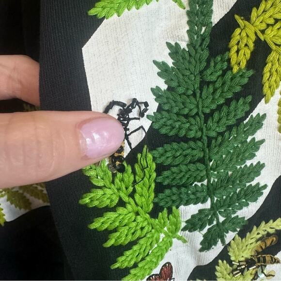 Off-White c/o Virgil Abloh Women's Small Butterfly Insect Embroidered Jacket - Picture 13 of 16